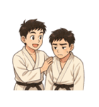 柔道 空手 男子 部活 スポーツ 面白い（個別スタンプ：22）