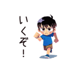 子ども（男の子）のヒーローポーズ★家族（個別スタンプ：7）