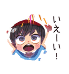 子ども（男の子）のヒーローポーズ★家族（個別スタンプ：8）