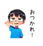 子ども（男の子）のヒーローポーズ★家族（個別スタンプ：11）