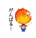 子ども（男の子）のヒーローポーズ★家族（個別スタンプ：22）