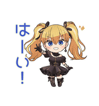 毎日使える★金髪ゴスロリの女の子（個別スタンプ：26）