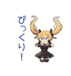 毎日使える★金髪ゴスロリの女の子（個別スタンプ：35）