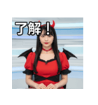 悪魔のコスプレ女子（個別スタンプ：2）