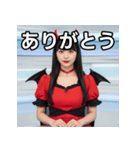 悪魔のコスプレ女子（個別スタンプ：3）