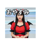 悪魔のコスプレ女子（個別スタンプ：7）