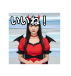 悪魔のコスプレ女子（個別スタンプ：8）