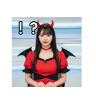 悪魔のコスプレ女子（個別スタンプ：17）