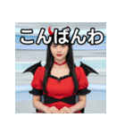 悪魔のコスプレ女子（個別スタンプ：18）