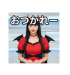悪魔のコスプレ女子（個別スタンプ：35）