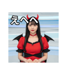 悪魔のコスプレ女子（個別スタンプ：36）