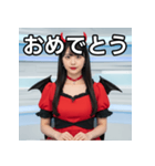 悪魔のコスプレ女子（個別スタンプ：37）