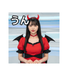 悪魔のコスプレ女子（個別スタンプ：38）