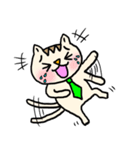 ❤️ネクタイねこ❤️（個別スタンプ：38）