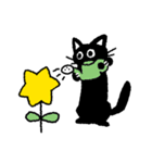 黒猫あおまる（個別スタンプ：37）