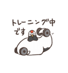 太りすぎた鶴5（個別スタンプ：19）