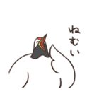 太りすぎた鶴5（個別スタンプ：23）