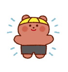 虹色くまさんスタンプ（個別スタンプ：12）