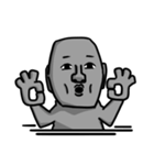 しゃべらないモアイ（個別スタンプ：13）