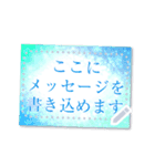 書き込める♥はがき型フレーム×大きめ文字（個別スタンプ：15）