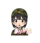 可愛い陸上自衛官スタンプ（個別スタンプ：1）