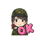 可愛い陸上自衛官スタンプ（個別スタンプ：3）
