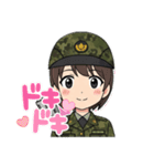 可愛い陸上自衛官スタンプ（個別スタンプ：6）