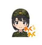 可愛い陸上自衛官スタンプ（個別スタンプ：8）