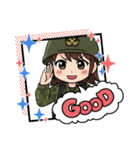 可愛い陸上自衛官スタンプ（個別スタンプ：10）