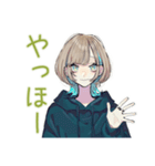 テキトー返信★クールな女子（個別スタンプ：2）