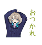 テキトー返信★クールな女子（個別スタンプ：8）