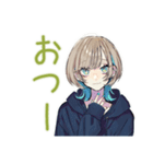 テキトー返信★クールな女子（個別スタンプ：25）
