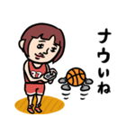 バスケ女子 昭和レトロことば（個別スタンプ：20）