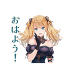 あなたに夢中♡金髪ゴスロリツインテ女子（個別スタンプ：2）