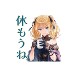 あなたに夢中♡金髪ゴスロリツインテ女子（個別スタンプ：26）