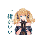 あなたに夢中♡金髪ゴスロリツインテ女子（個別スタンプ：29）