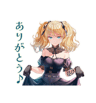 あなたに夢中♡金髪ゴスロリツインテ女子（個別スタンプ：36）