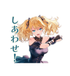 あなたに夢中♡金髪ゴスロリツインテ女子（個別スタンプ：37）