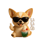 【毎年使える夏スタンプ】もちもちチワワ（個別スタンプ：30）
