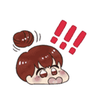 女の子たちの日常でか文字入りスタンプ（個別スタンプ：26）
