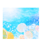 組み合わせ♡おめでとう♡夏 HappyBirthday（個別スタンプ：4）