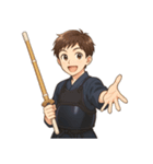 剣道 男子 部活 スポーツ 面白い（個別スタンプ：5）