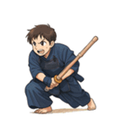 剣道 男子 部活 スポーツ 面白い（個別スタンプ：9）