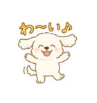 ふわもこマルチーズの感情スタンプ（個別スタンプ：7）