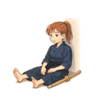 剣道 女子 部活 スポーツ 面白い（個別スタンプ：6）