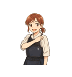 剣道 女子 部活 スポーツ 面白い（個別スタンプ：22）