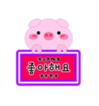韓国語一言メッセージ（個別スタンプ：17）