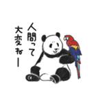 てきとーパンダのハワイアンスタンプ（個別スタンプ：11）