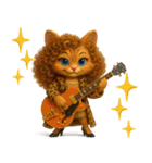 Garage Rockin'な猫たち vol.1（個別スタンプ：7）