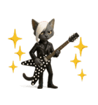 Garage Rockin'な猫たち vol.1（個別スタンプ：9）